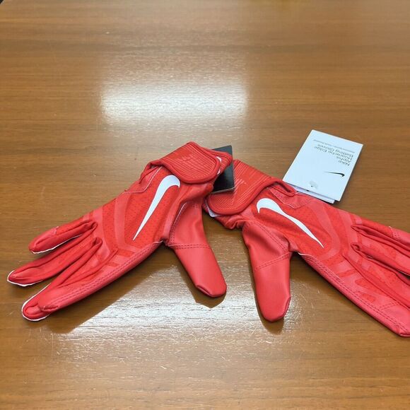 Nike Alpha Huarache Edge Red White Batting Gloves Size Medium (youth) New - Picture 10 of 11